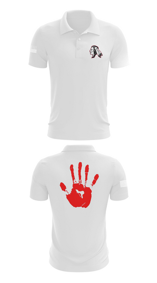 Short Sleeve Performance Polo, Owyhee Braves, Wrestling, Teamtime, Team time, sublimation, custom sports apparel, team uniforms, spirit wear, spiritwear, sports uniforms, custom shirts, team store, custom team store, fundraiser sports, apparel fundraiser