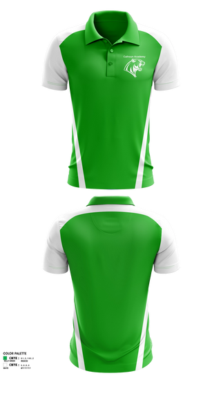 Short Sleeve Performance Polo, Calhoun Academy, Women's Basketball, Teamtime, Team time, sublimation, custom sports apparel, team uniforms, spirit wear, spiritwear, sports uniforms, custom shirts, team store, custom team store, fundraiser sports, apparel fundraiser