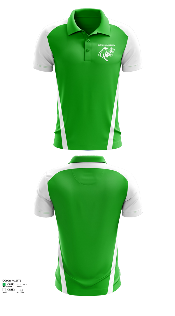 Short Sleeve Performance Polo, Calhoun Academy, Women's Basketball, Teamtime, Team time, sublimation, custom sports apparel, team uniforms, spirit wear, spiritwear, sports uniforms, custom shirts, team store, custom team store, fundraiser sports, apparel fundraiser