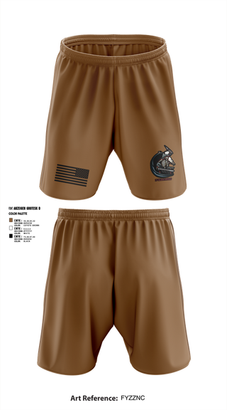 Athletic Shorts With Pockets, 2nd Flt Platoon, B/101 Avn Regt, 101st ABN DIV, , Teamtime, Team time, sublimation, custom sports apparel, team uniforms, spirit wear, spiritwear, sports uniforms, custom shirts, team store, custom team store, fundraiser sports, apparel fundraiser