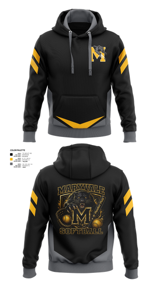 Hoodie, Maryvale, Softball, Teamtime, Team time, sublimation, custom sports apparel, team uniforms, spirit wear, spiritwear, sports uniforms, custom shirts, team store, custom team store, fundraiser sports, apparel fundraiser