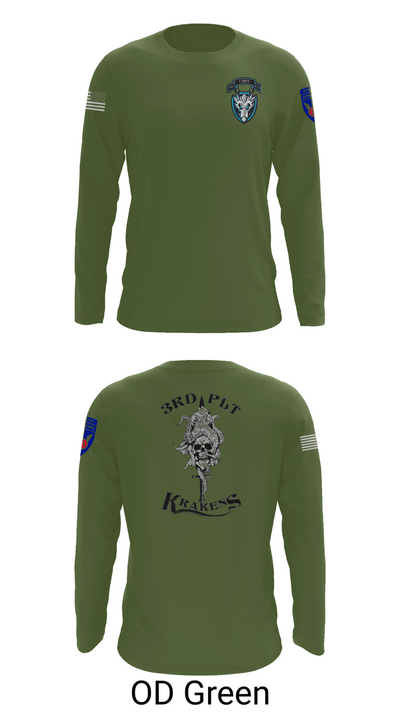 95th cbrn 3rd plt Long Sleeve Performance Shirt 46