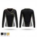 Cascade Elite Wrestling Acadamy 13185292 Women's Long Sleeve V-neck Shirt - 1 (1)