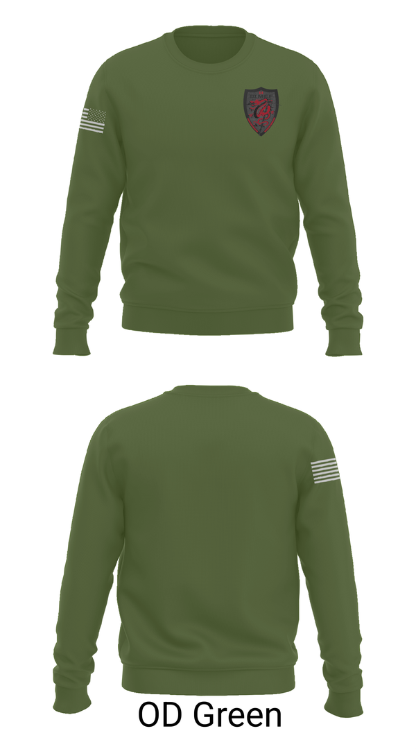 Crew Neck Sweatshirt, III MEF G-9, Marines, Teamtime, Team time, sublimation, custom sports apparel, team uniforms, spirit wear, spiritwear, sports uniforms, custom shirts, team store, custom team store, fundraiser sports, apparel fundraiser