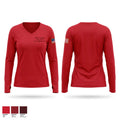 Rawls Springs Volunteer Fire Department Women's Long Sleeve V-neck Shirt - 1