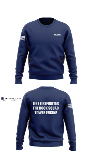 MCFR Station 3 Rockville "The Rock" 72137977 Crew Neck Sweatshirt - 1