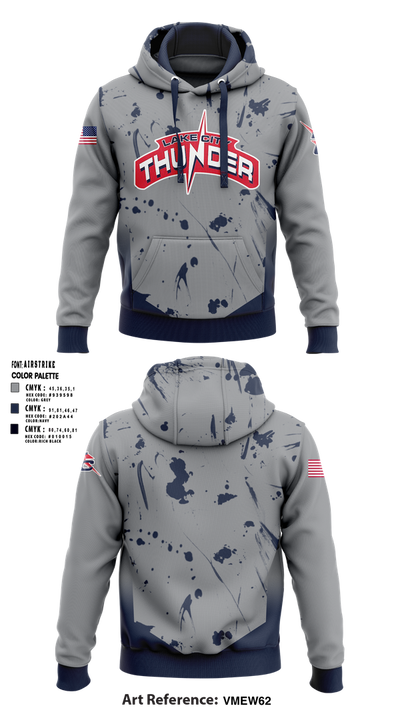 Lake City Thunder 75330803 Hoodie - 3