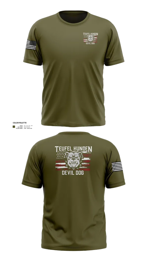 Old School Cotton Feel Shirt, Kilo co. 3rd Btn 9th Marines, Marines, Teamtime, Team time, sublimation, custom sports apparel, team uniforms, spirit wear, spiritwear, sports uniforms, custom shirts, team store, custom team store, fundraiser sports, apparel fundraiser
