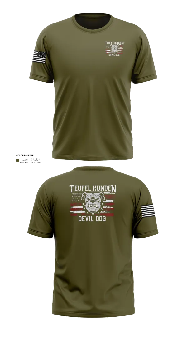Old School Cotton Feel Shirt, Kilo co. 3rd Btn 9th Marines, Marines, Teamtime, Team time, sublimation, custom sports apparel, team uniforms, spirit wear, spiritwear, sports uniforms, custom shirts, team store, custom team store, fundraiser sports, apparel fundraiser