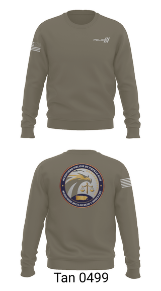 Crew Neck Sweatshirt, Inteligencia criminal, Police, Teamtime, Team time, sublimation, custom sports apparel, team uniforms, spirit wear, spiritwear, sports uniforms, custom shirts, team store, custom team store, fundraiser sports, apparel fundraiser