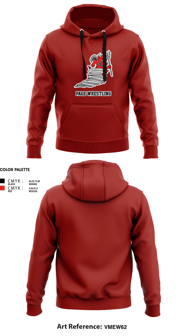 Hoodie, Page High School Wrestling, Wrestling, Teamtime, Team time, sublimation, custom sports apparel, team uniforms, spirit wear, spiritwear, sports uniforms, custom shirts, team store, custom team store, fundraiser sports, apparel fundraiser
