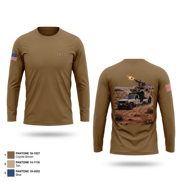 Long Sleeve Performance Shirt, 2-124th Infantry Regiment, Army, Teamtime, Team time, sublimation, custom sports apparel, team uniforms, spirit wear, spiritwear, sports uniforms, custom shirts, team store, custom team store, fundraiser sports, apparel fundraiser