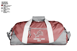 Duffle Bag, Central  Lions, Golf, Teamtime, Team time, sublimation, custom sports apparel, team uniforms, spirit wear, spiritwear, sports uniforms, custom shirts, team store, custom team store, fundraiser sports, apparel fundraiser