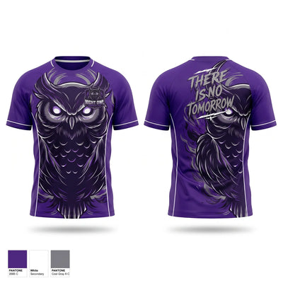 NIGHT OWL WRESTLING Soft Poly Tee Cotton Like Feel - 1