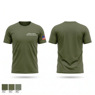 Short Sleeve Performance Shirt, 1st Marine Division HQ Battalion Comm Co, Marines, Teamtime, Team time, sublimation, custom sports apparel, team uniforms, spirit wear, spiritwear, sports uniforms, custom shirts, team store, custom team store, fundraiser sports, apparel fundraiser