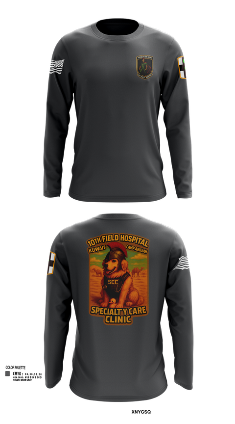 Long Sleeve Performance Shirt, SCC 10th Field Hospital, , Teamtime, Team time, sublimation, custom sports apparel, team uniforms, spirit wear, spiritwear, sports uniforms, custom shirts, team store, custom team store, fundraiser sports, apparel fundraiser