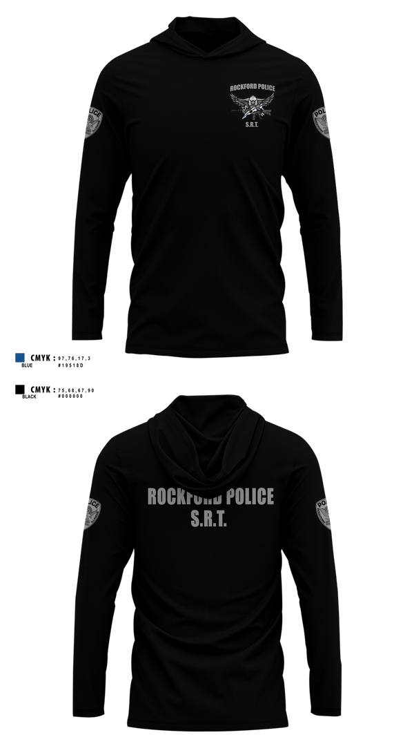 Rockford Police S.R.T. 53672195 Long Sleeve Performance Shirt with hood - 6