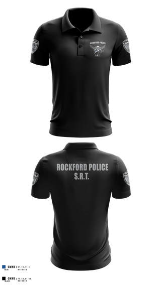 Rockford Police S.R.T. 53672195 Short Sleeve Performance Polo - 6