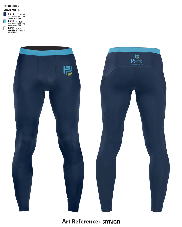 Park National Bank Pelotonia Compression Leggings - 5