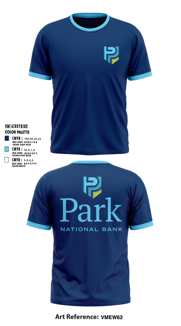 Park National Bank Pelotonia Soft Poly Tee Cotton Like Feel - 5