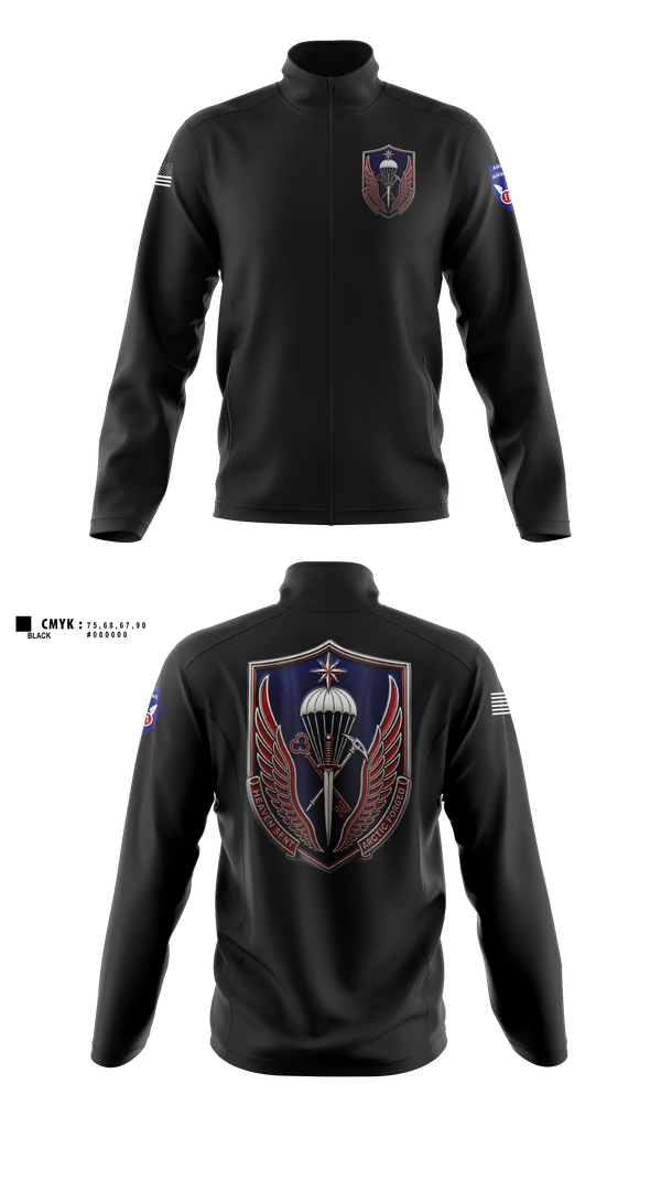 Fleece Jacket, 11th ADSB, Army, Teamtime, Team time, sublimation, custom sports apparel, team uniforms, spirit wear, spiritwear, sports uniforms, custom shirts, team store, custom team store, fundraiser sports, apparel fundraiser