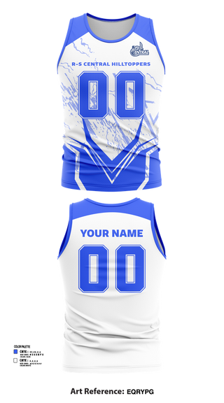Tank Top, R-S Central Hilltoppers Volleyball, Women's Volleyball, Teamtime, Team time, sublimation, custom sports apparel, team uniforms, spirit wear, spiritwear, sports uniforms, custom shirts, team store, custom team store, fundraiser sports, apparel fundraiser