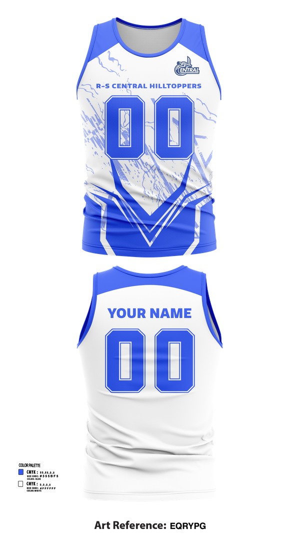 Tank Top, R-S Central Hilltoppers Volleyball, Women's Volleyball, Teamtime, Team time, sublimation, custom sports apparel, team uniforms, spirit wear, spiritwear, sports uniforms, custom shirts, team store, custom team store, fundraiser sports, apparel fundraiser