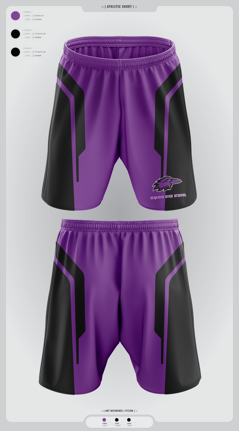 Athletic Shorts With Pockets, Sequoia High School, , Teamtime, Team time, sublimation, custom sports apparel, team uniforms, spirit wear, spiritwear, sports uniforms, custom shirts, team store, custom team store, fundraiser sports, apparel fundraiser