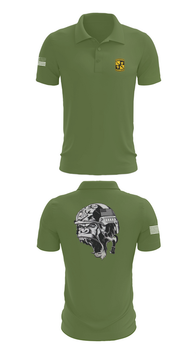 Gorilla battalion 60228867 Short Sleeve Performance Polo - 47