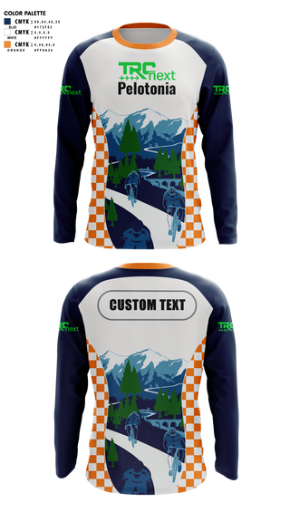 TEAMTRC Pelotonia 22759010 Long Sleeve Performance Shirt 1