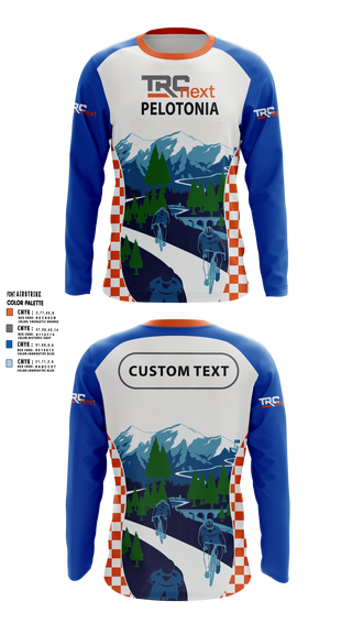 TEAMTRC Pelotonia 22759010 Long Sleeve Performance Shirt 1