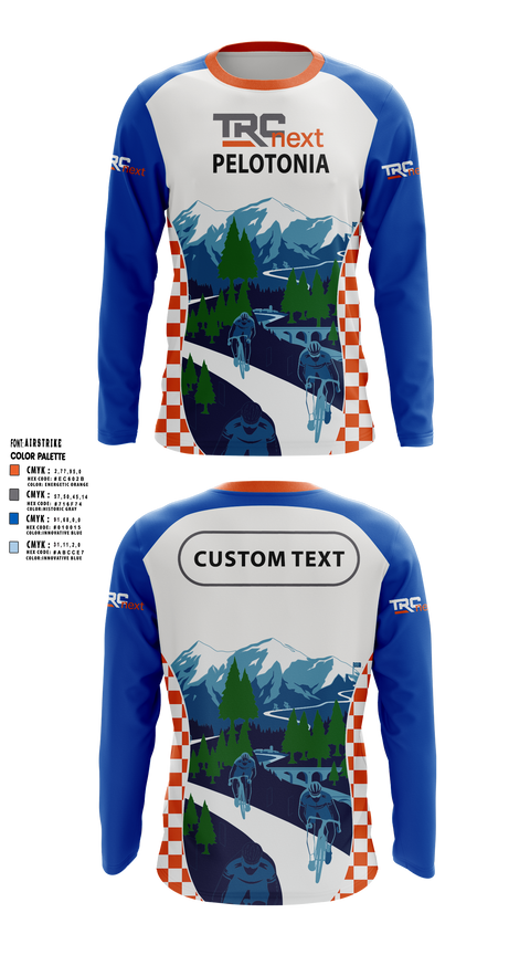 TEAMTRC Pelotonia 22759010 Long Sleeve Performance Shirt 1
