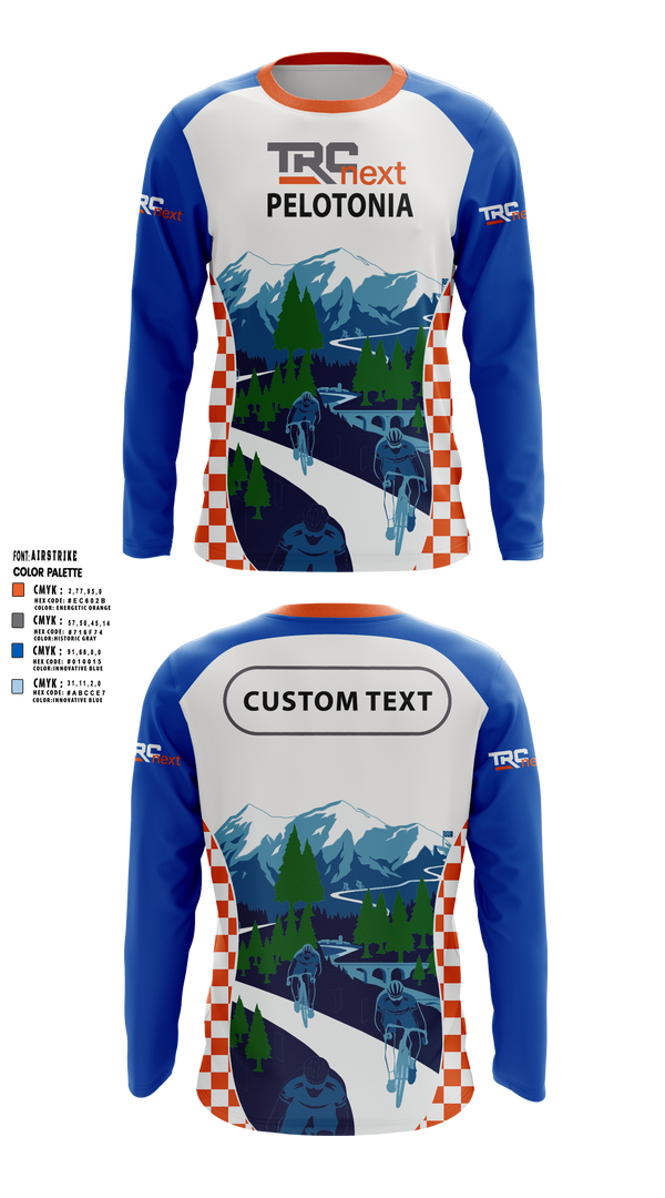 TEAMTRC Pelotonia 22759010 Long Sleeve Performance Shirt 1