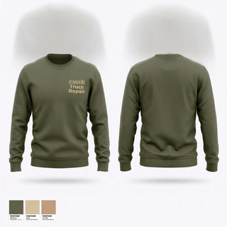 Crew Neck Sweatshirt, Cassal Truck Repair, , Teamtime, Team time, sublimation, custom sports apparel, team uniforms, spirit wear, spiritwear, sports uniforms, custom shirts, team store, custom team store, fundraiser sports, apparel fundraiser