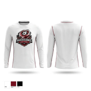 Long Sleeve Performance Shirt, Hurricanes, Men's Soccer, Teamtime, Team time, sublimation, custom sports apparel, team uniforms, spirit wear, spiritwear, sports uniforms, custom shirts, team store, custom team store, fundraiser sports, apparel fundraiser