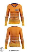 Skydive Dallas Pajama Party 6705089 Women's Long Sleeve V-neck Shirt - 6