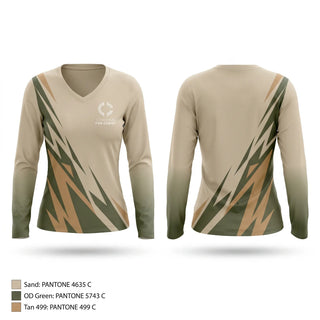 Womens Long Sleeve Vneck Shirt, Christ academy, Men's Soccer, Teamtime, Team time, sublimation, custom sports apparel, team uniforms, spirit wear, spiritwear, sports uniforms, custom shirts, team store, custom team store, fundraiser sports, apparel fundraiser