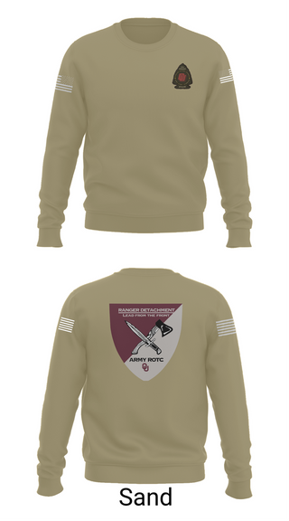 Crew Neck Sweatshirt, FY 25-26 OU RC, Army, Teamtime, Team time, sublimation, custom sports apparel, team uniforms, spirit wear, spiritwear, sports uniforms, custom shirts, team store, custom team store, fundraiser sports, apparel fundraiser