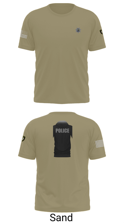 Nashville Police Department 22695418 Old School Cotton Feel Shirt - 86