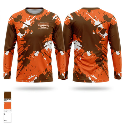 Weequahic Indians 76322154 Long Sleeve Performance Shirt 1
