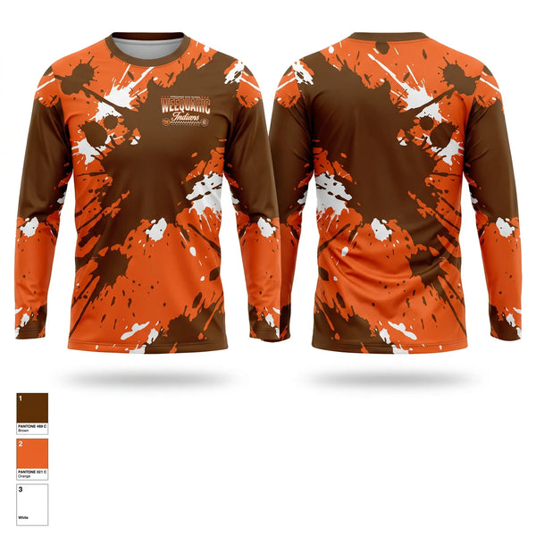 Long Sleeve Performance Shirt, Weequahic Indians, , Teamtime, Team time, sublimation, custom sports apparel, team uniforms, spirit wear, spiritwear, sports uniforms, custom shirts, team store, custom team store, fundraiser sports, apparel fundraiser