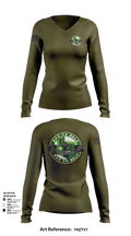 PAY YA SELF 50021856 Women's Long Sleeve V-neck Shirt - 2