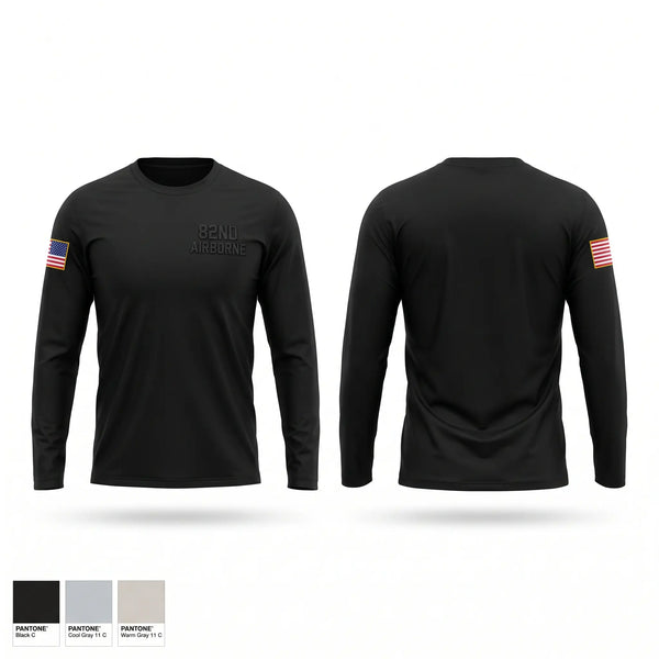 Long Sleeve Performance Shirt, 82nd airborne, Army, Teamtime, Team time, sublimation, custom sports apparel, team uniforms, spirit wear, spiritwear, sports uniforms, custom shirts, team store, custom team store, fundraiser sports, apparel fundraiser