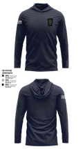 Ocean County Cavemen Long Sleeve Performance Shirt with hood - 1