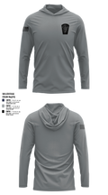 Ocean County Cavemen Long Sleeve Performance Shirt with hood - 2