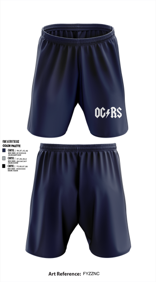 Ocean County Cavemen Athletic Shorts With Pockets - 5