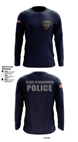 Village of Mamaroneck Long Sleeve Performance Shirt - 22