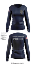 Village of Mamaroneck Women's Long Sleeve V-neck Shirt - 22