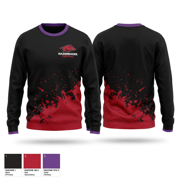 Crew Neck Sweatshirt, Wakulla County Youth Football & Cheerleading Association Inc., Football, Teamtime, Team time, sublimation, custom sports apparel, team uniforms, spirit wear, spiritwear, sports uniforms, custom shirts, team store, custom team store, fundraiser sports, apparel fundraiser