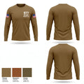 977 military police co Long Sleeve Performance Shirt - 1